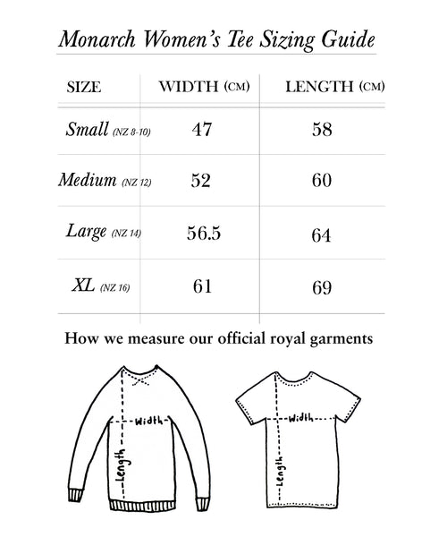 The Certified Crab Guides of Klah Women's Monarch Tee, Stonewash